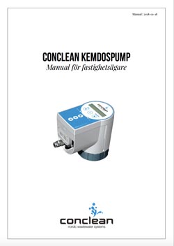Conclean Kemdospump, manual för fastighetsägare