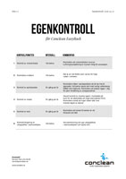 Journalföring och Egenkontroll Conclean EasyRock