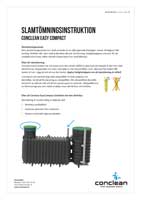 Slamtömningsinstruktion EasyCompact